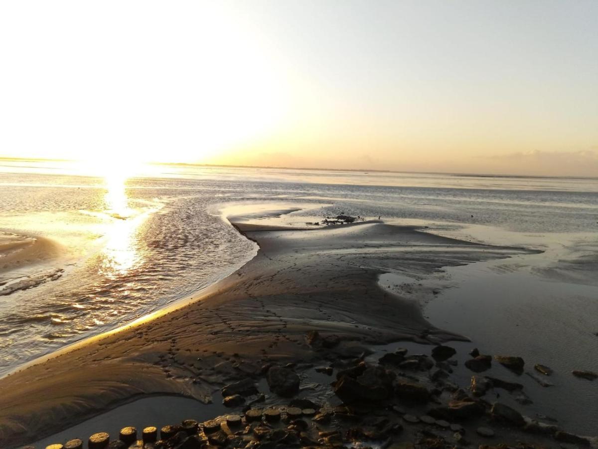 Haus Meererleben - Urlaub Mit Hund An Der Nordsee Schweiburg Exterior foto